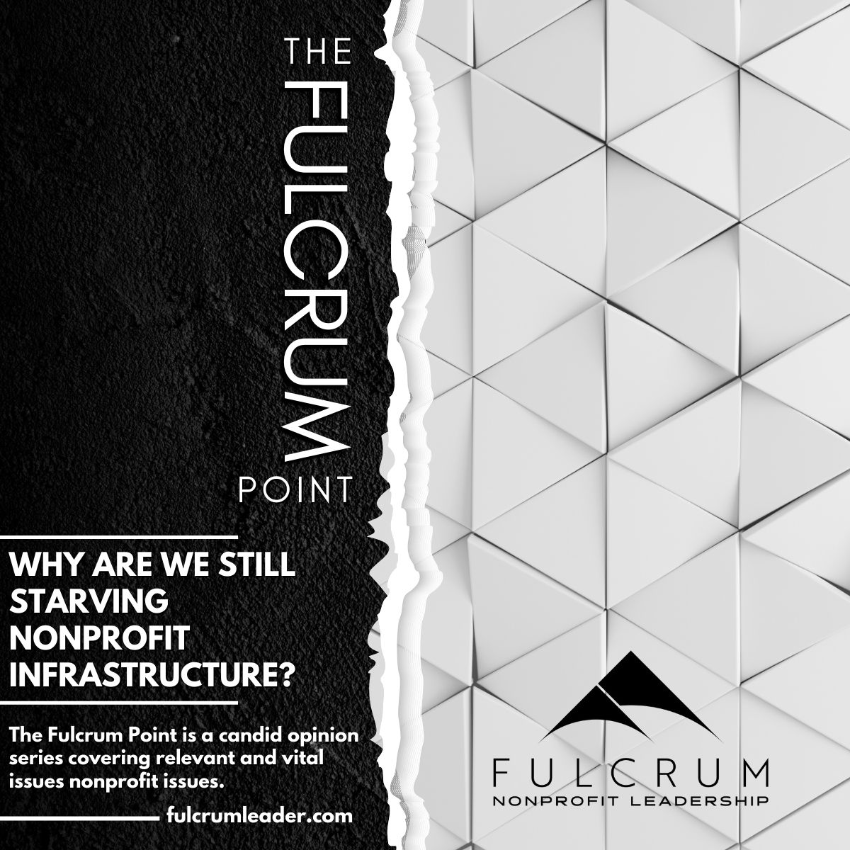 The Fulcrum Point - Opinion - The Overhead Myth is Dead. So Why are We Still Starving Nonprofit Infrastructure?
