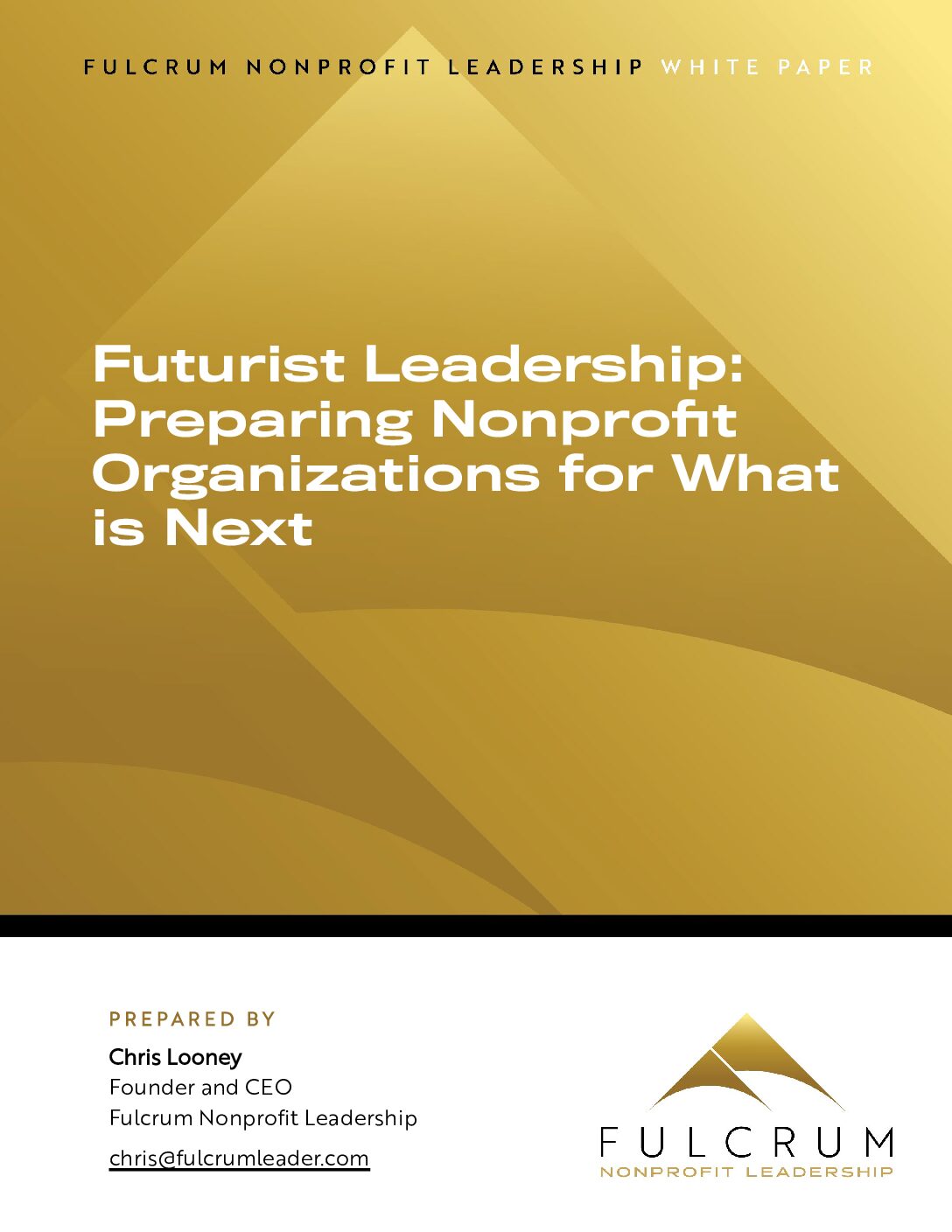 Futurist Leadership: Preparing Nonprofit Organizations for What is Next