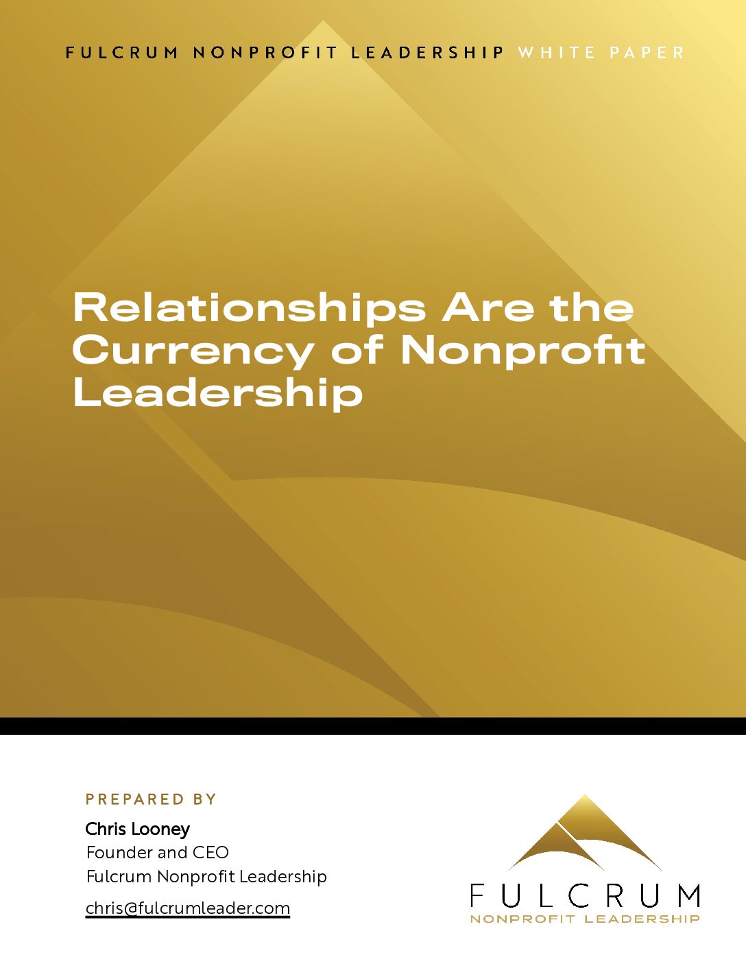 Relationships Are the Currency of Nonprofit Leadership